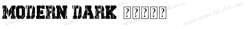 Modern Dark字体转换